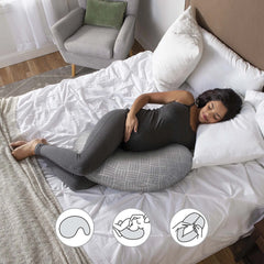 Cuddle Pregnancy Pillow with Removable Pillow Cover